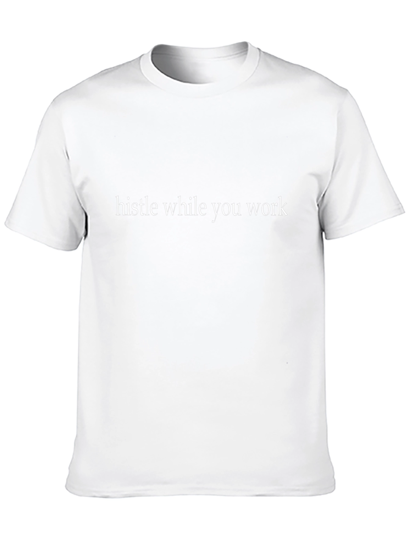 Hustle While You Work Black Tee