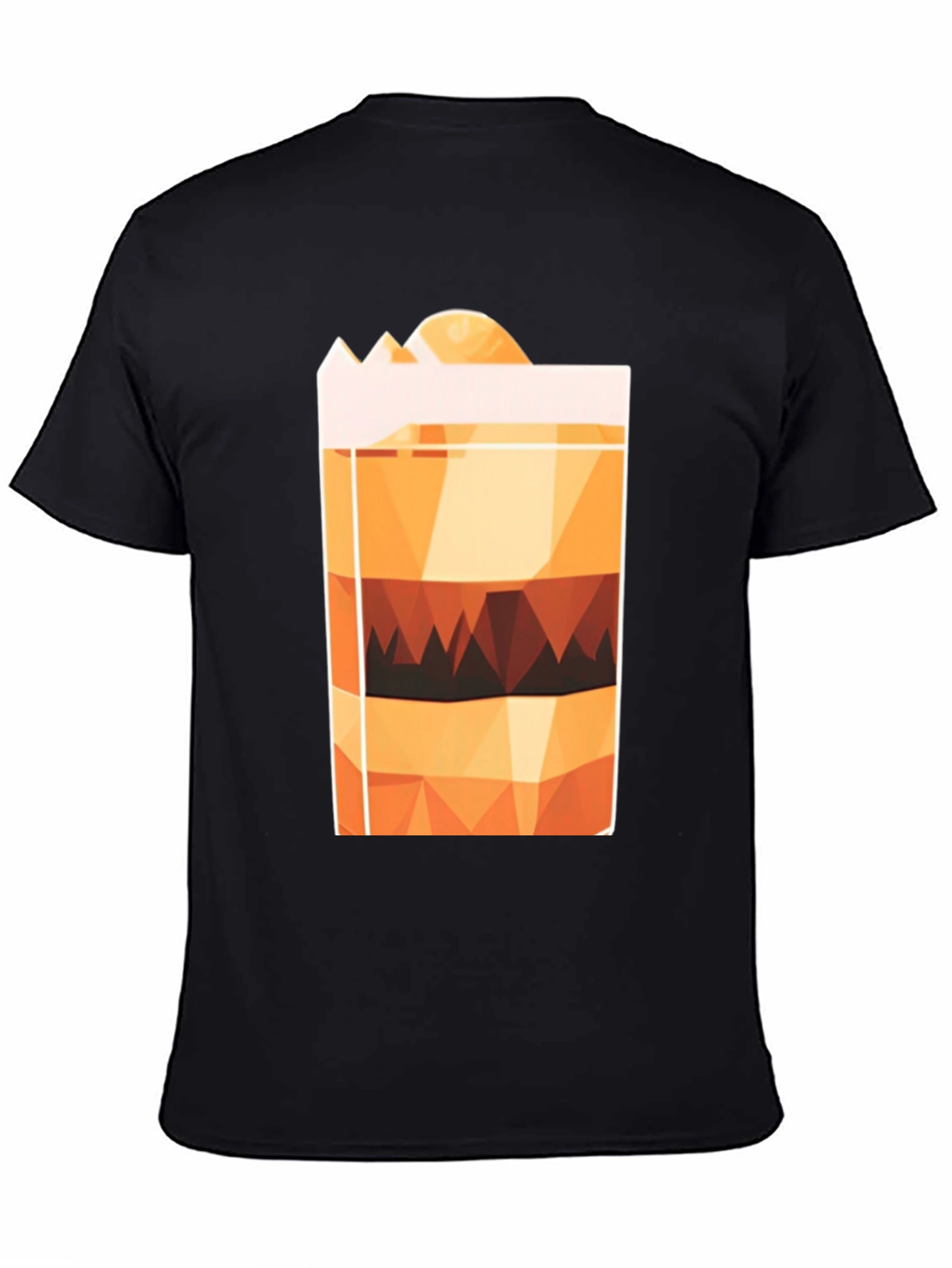 Geometric Layered Drink Graphic Tee