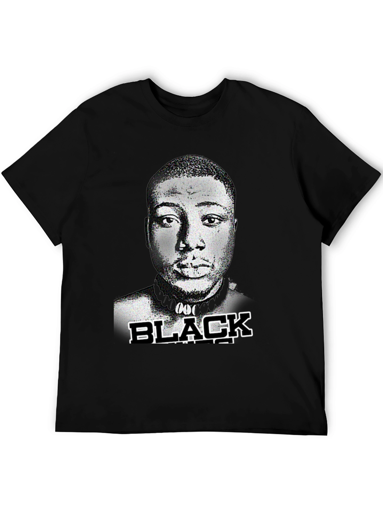 Black Graphic Print T-Shirt