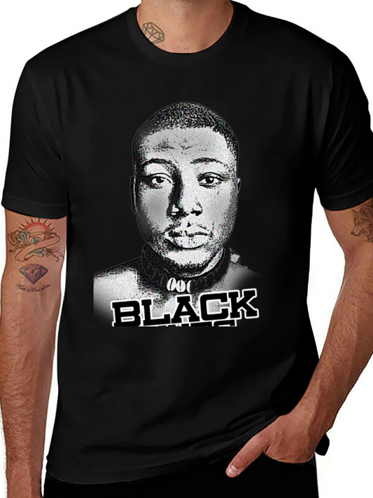 Black Graphic Print T-Shirt