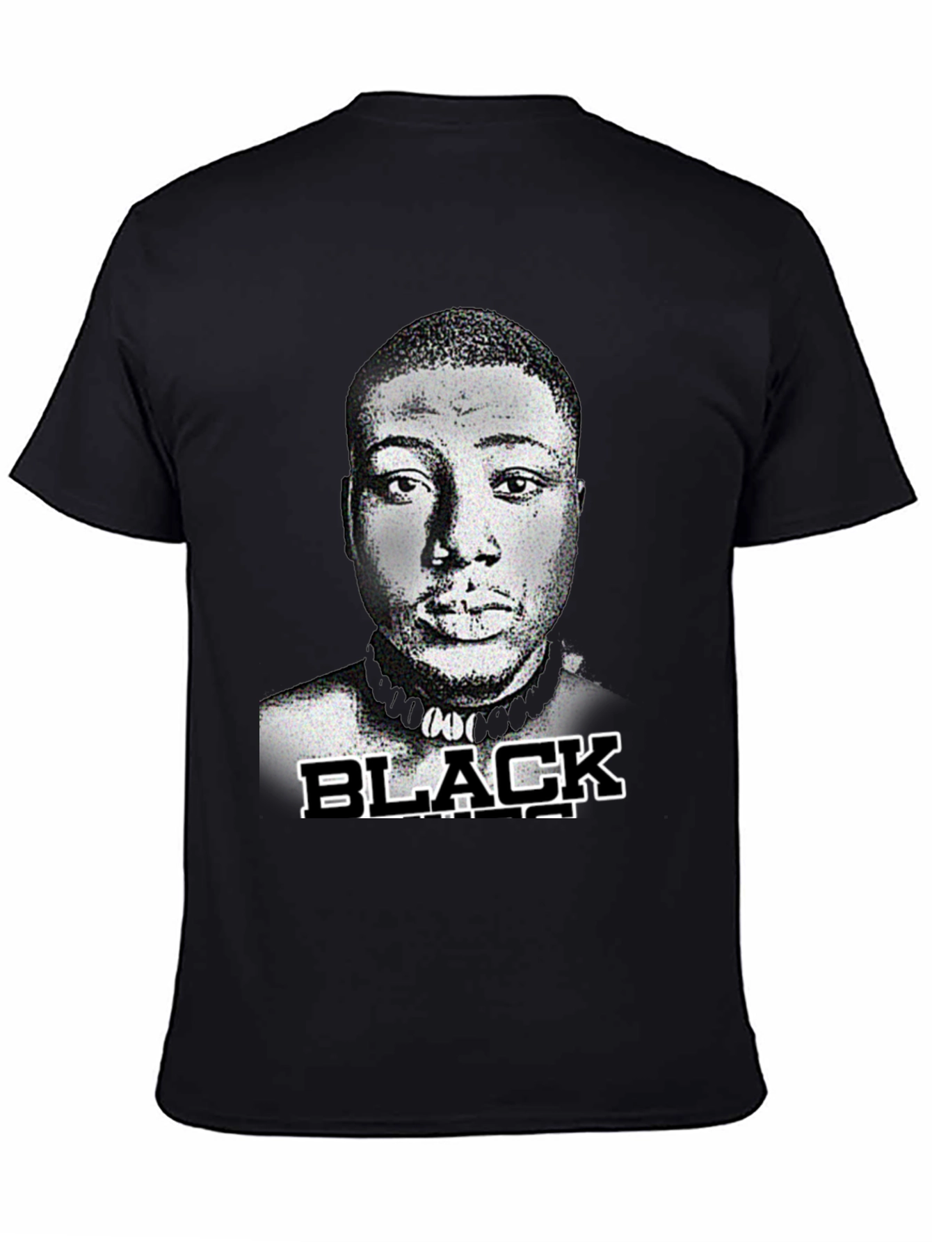 Black Graphic Print T-Shirt