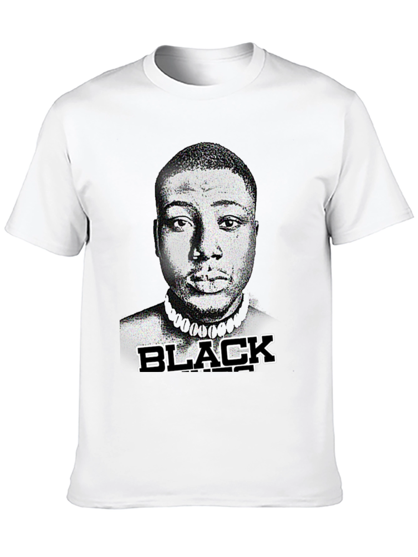 Black Graphic Print T-Shirt