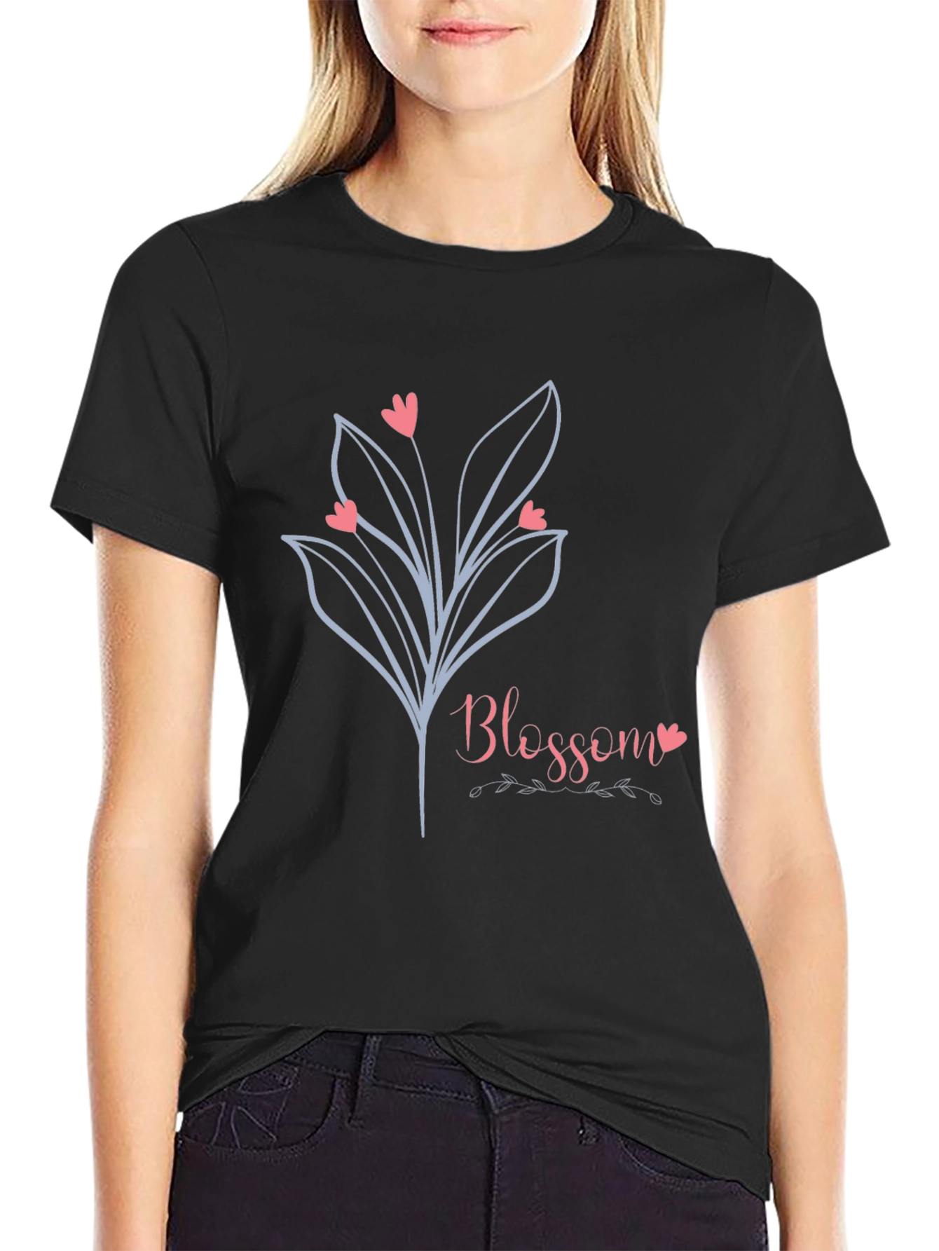 Blossom Graphic Print T-Shirt