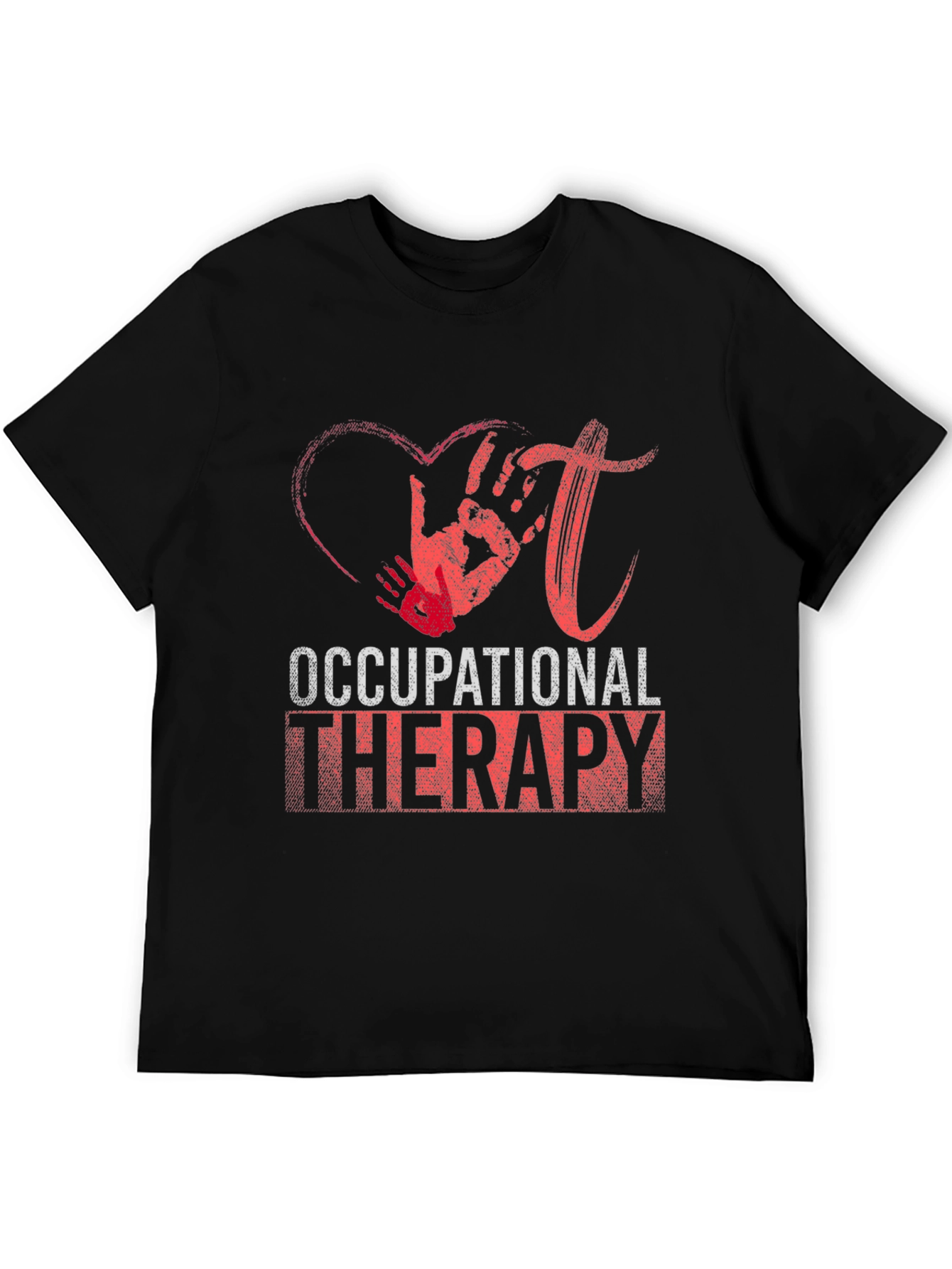 Occupational Therapy T-Shirt - Hand Heart Design