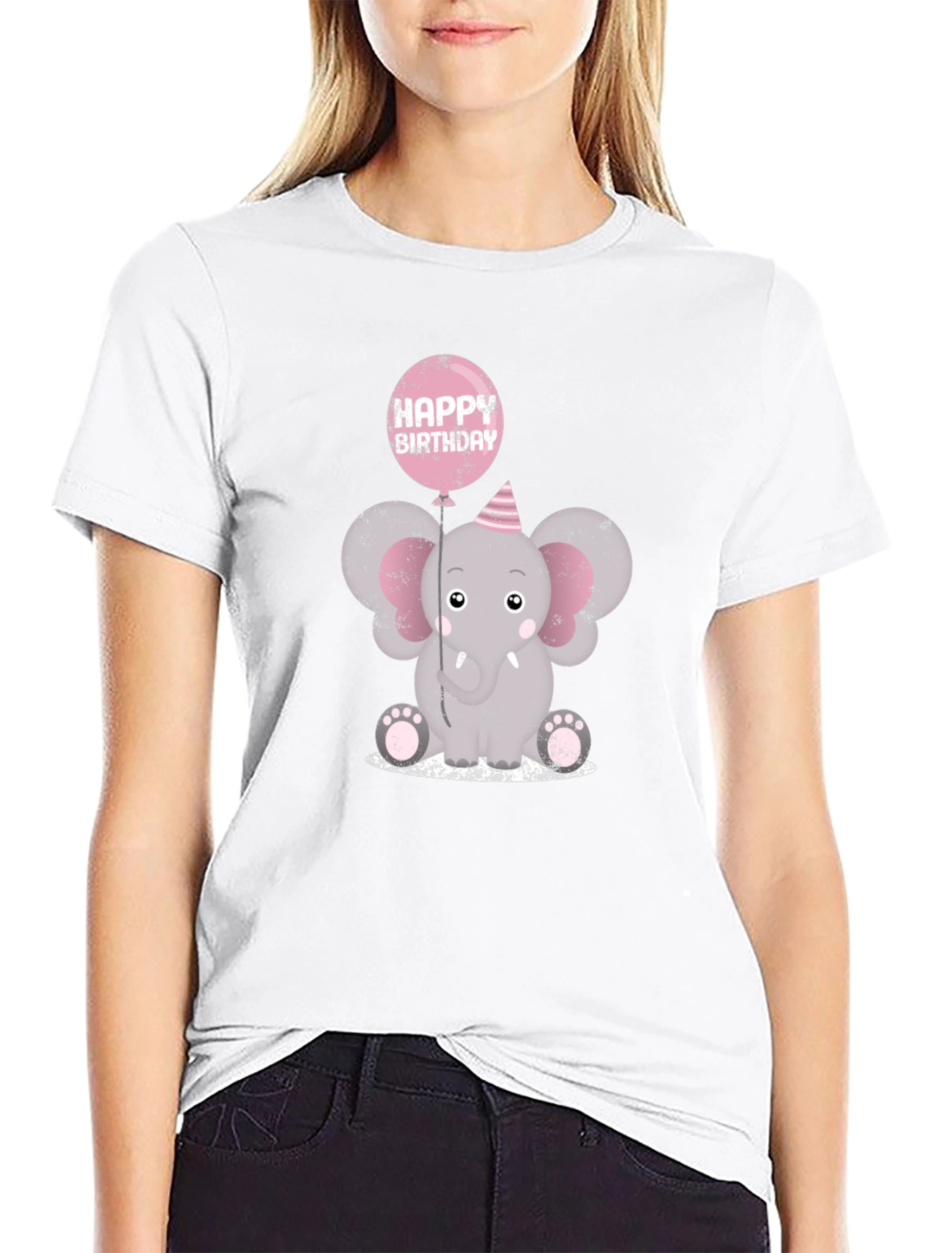 Elephant Happy Birthday T-Shirt