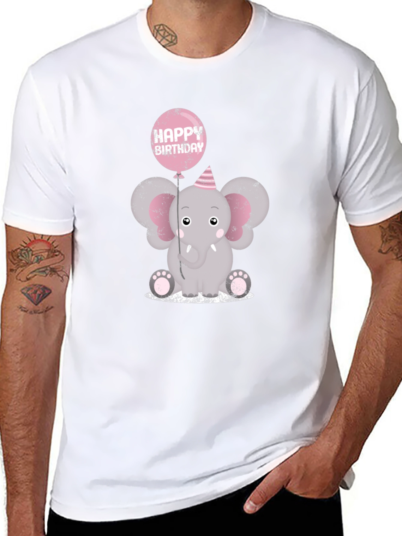 Elephant Happy Birthday T-Shirt