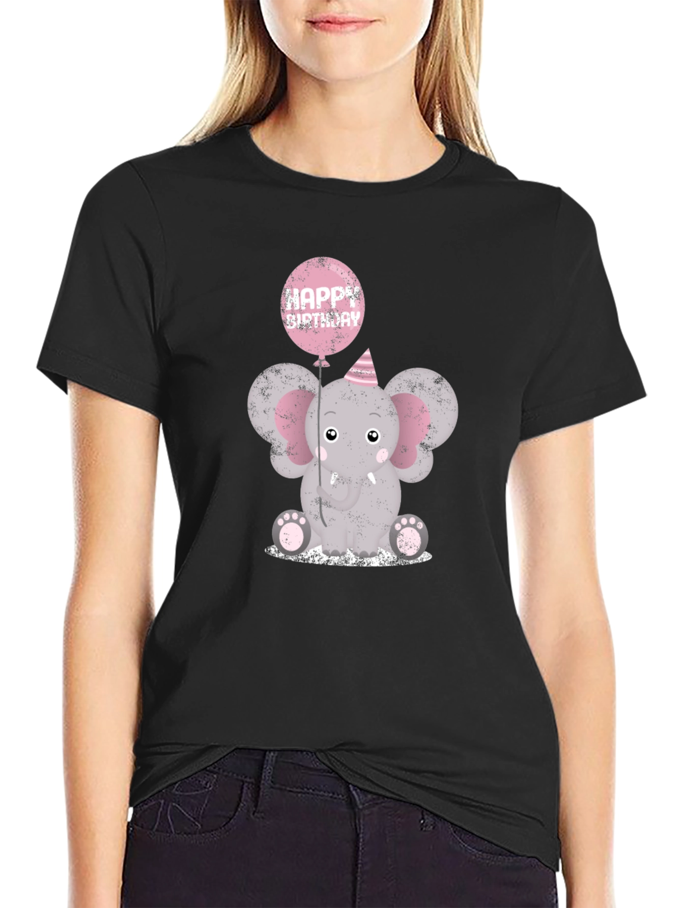 Elephant Happy Birthday T-Shirt