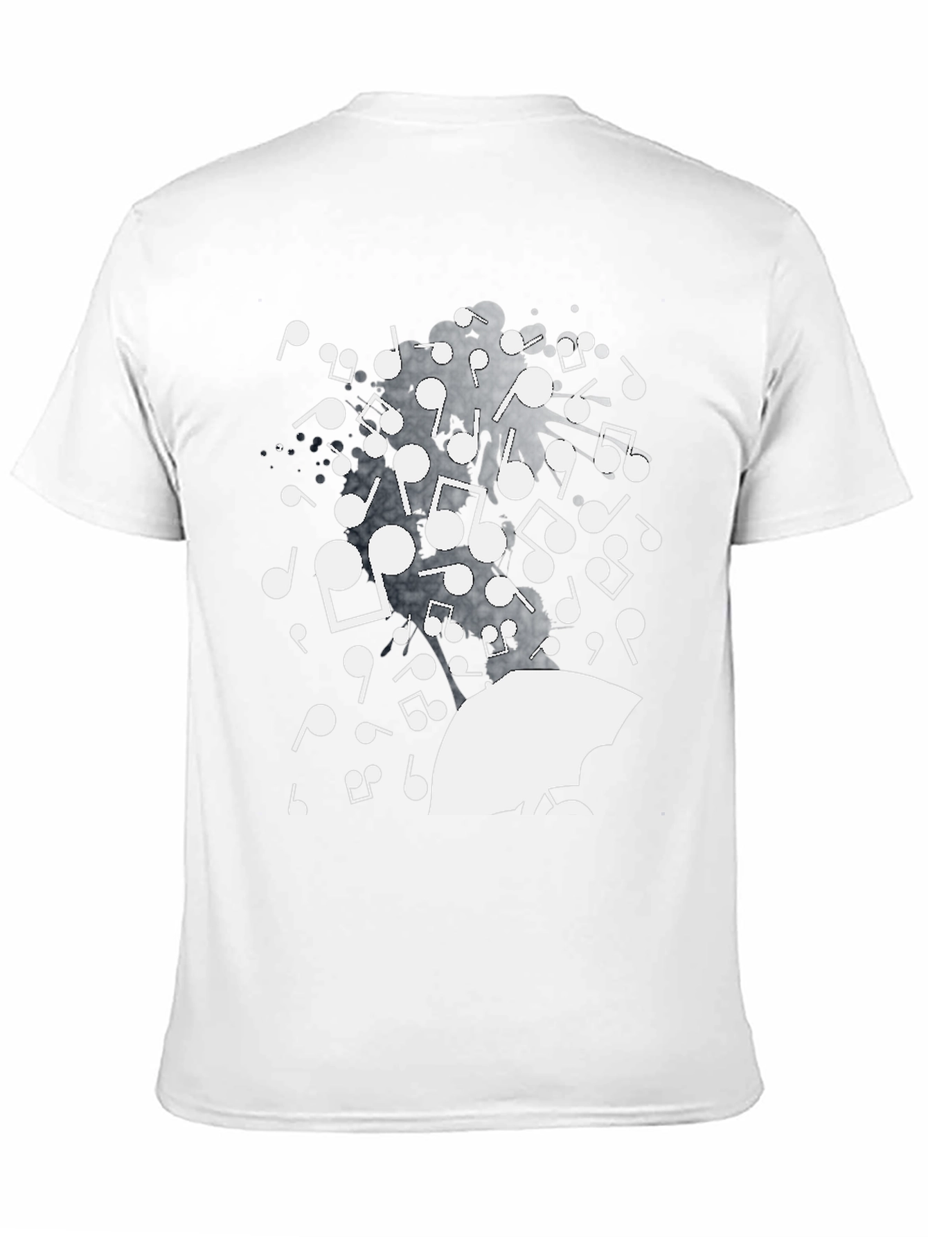 Musical Rain Graphic Tee - Unique Design