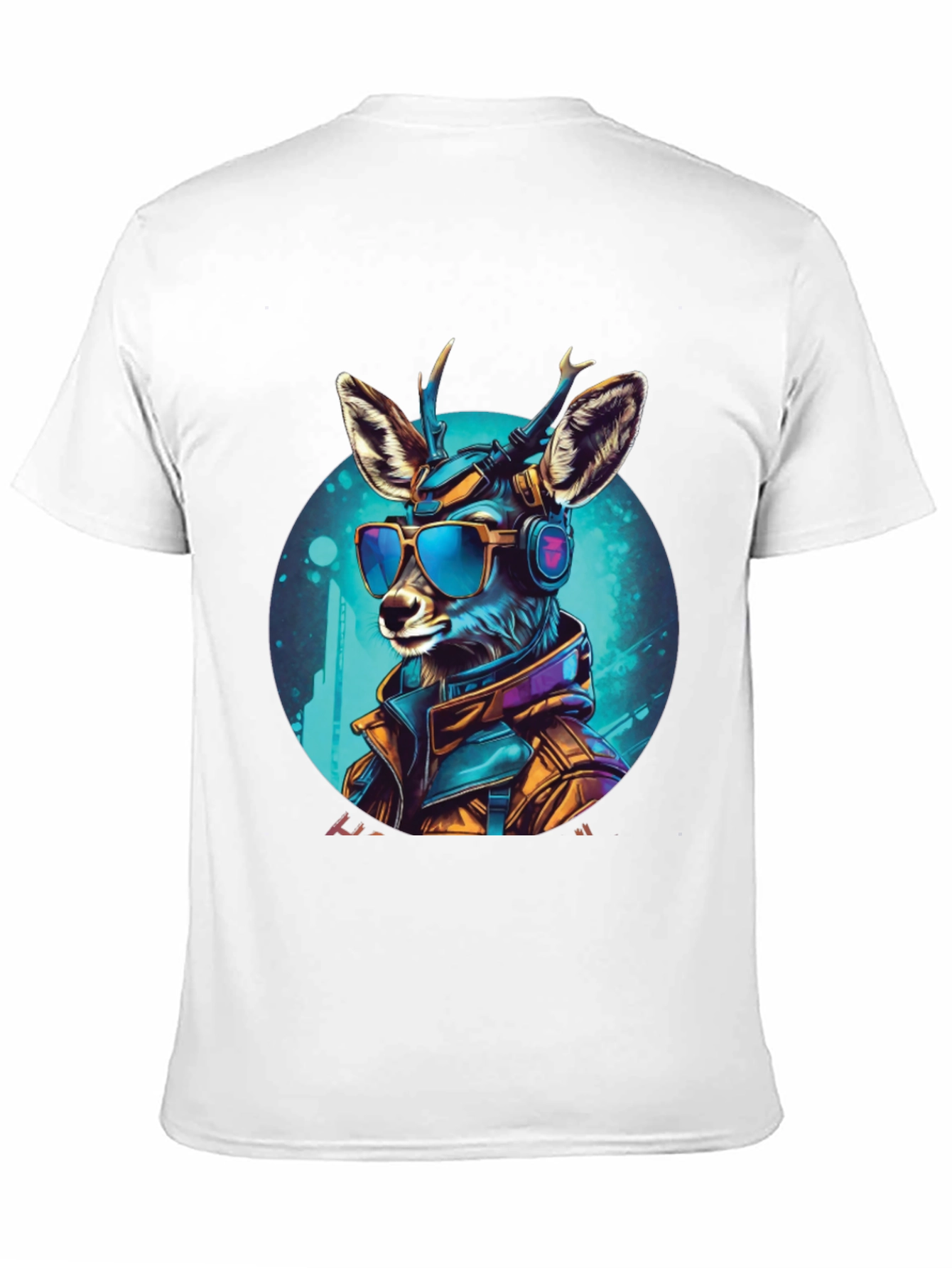 Cyberpunk Deer Graphic Tee
